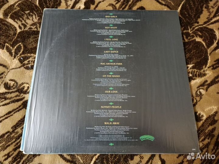 Donna Summer - Walk Away USA