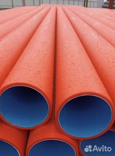 Трубка красная для кабельных сетей 2х