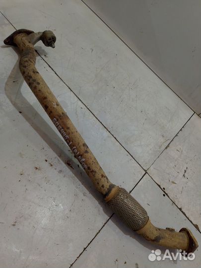 Приемная труба глушителя правая (Kia Quoris)