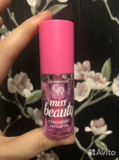 Блеск тинт Golden Rose miss beauty strawberry