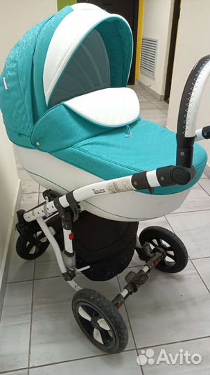 Коляска 2 в 1 эко кожа