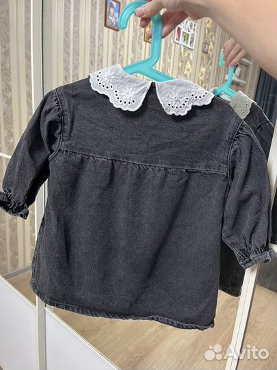 Платье джинсовое zara для девочки