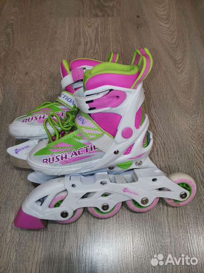 Ролики/коньки раздвижные 29-32, 2в1