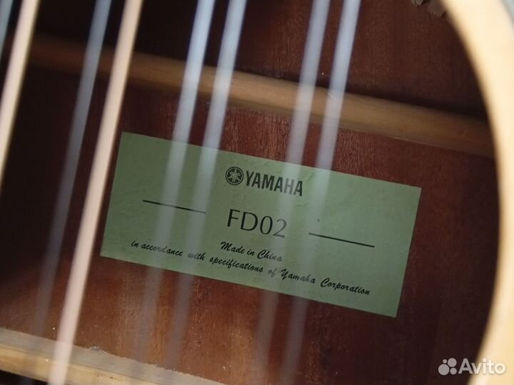 Yamaha FD 02 акустическая гитара