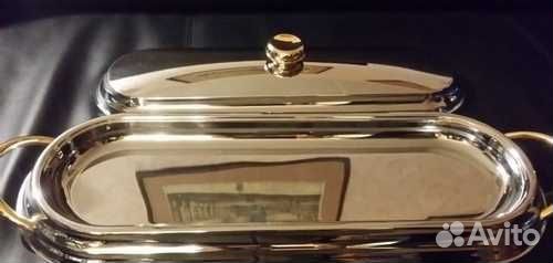 Овальный сервировочный поднос Gipfel с крышкой