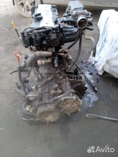 Мотор и коробка автомат на accent