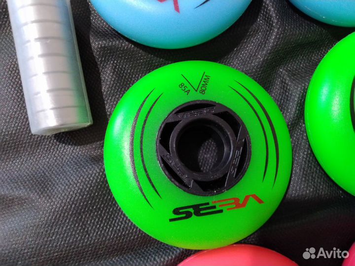 Колеса для роликов Seba 68 - 80mm 85A - 90A - 8шт