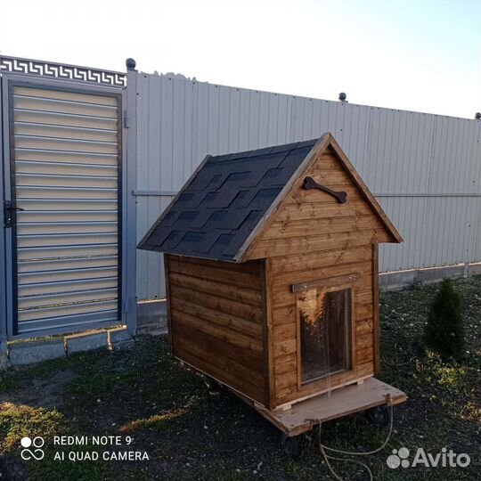 Будка для собаки. Тёплая будка