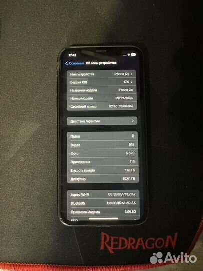 Телефон iPhone xr