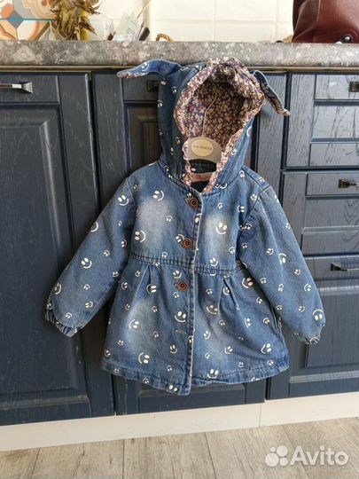 Джинсовая куртка детская 92-94