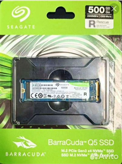 Внутренняя память BarraCuda Q5 SSD 500Gb