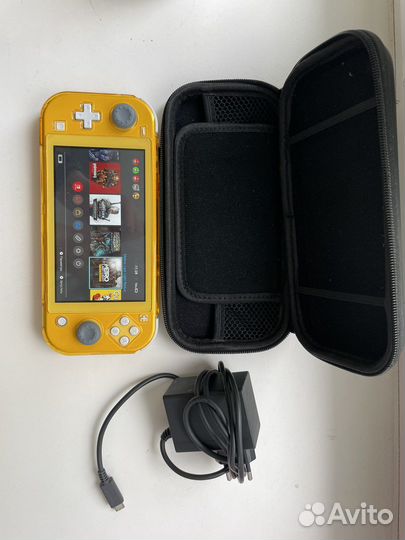Nintendo switch lite с играми