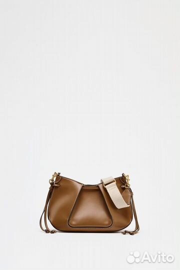 Zara плиссированная мини-сумка