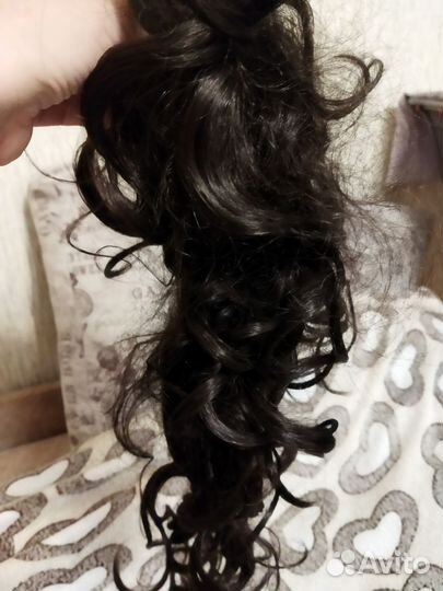 Хвост шиньон на крабе