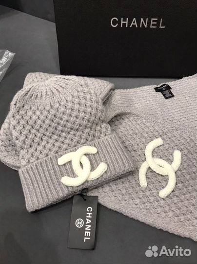 Комплект шапка и шарф