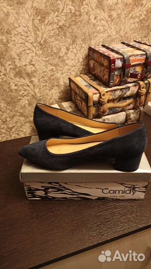 Синие лодочки 41 размер