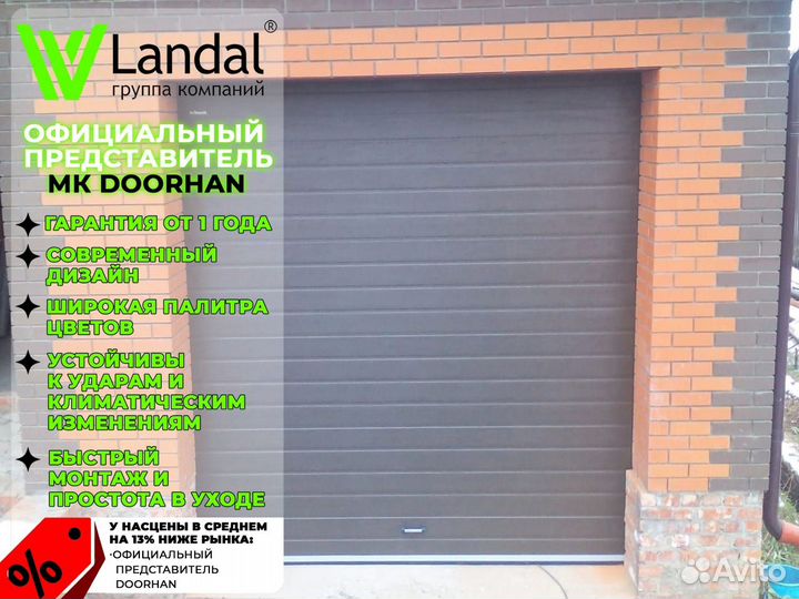 Секционные ворота