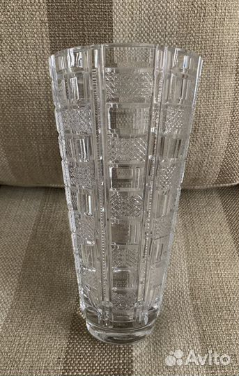 Хрустальная ваза для цветов СССР