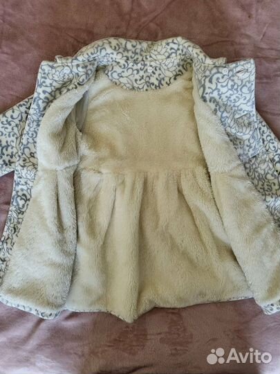 Пальто утепленное для девочки