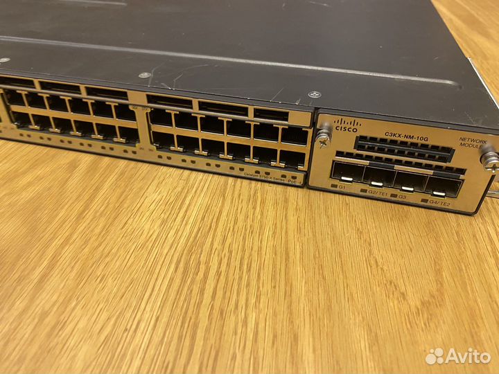 Cisco 3750x-48pf-s 10G Poe