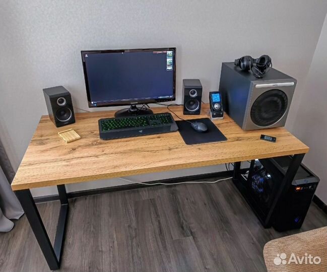 Письменный стол лофт 25мм