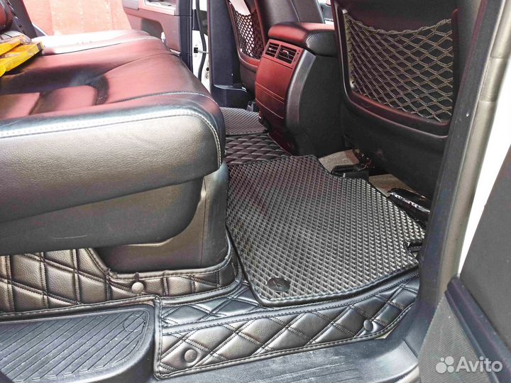 3Д (3D) коврики из экокожи toyota Тойота