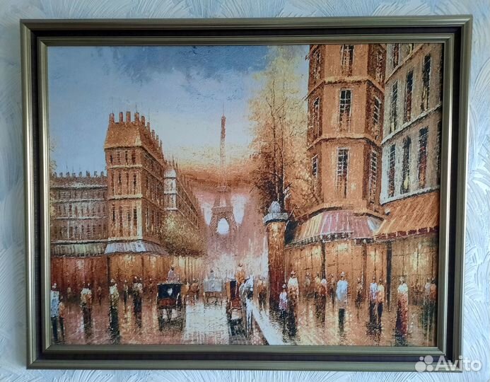 Картина гобеленовая в раме 88х70 см