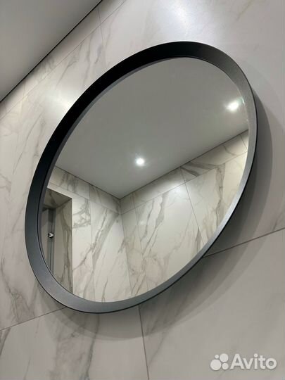 Зеркало Икея 80см Графит