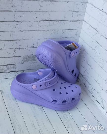 Crocs на платформе женские