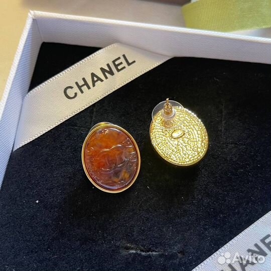 Серьги chanel