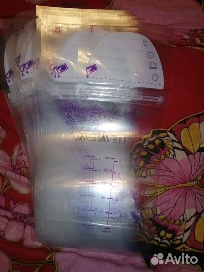 Пакеты для грудного молока avent