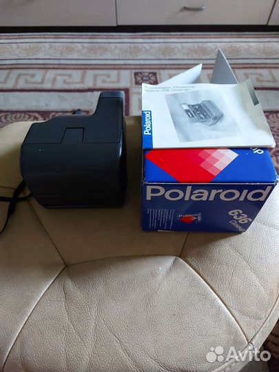 Instant camera Polaroid 636 closeup