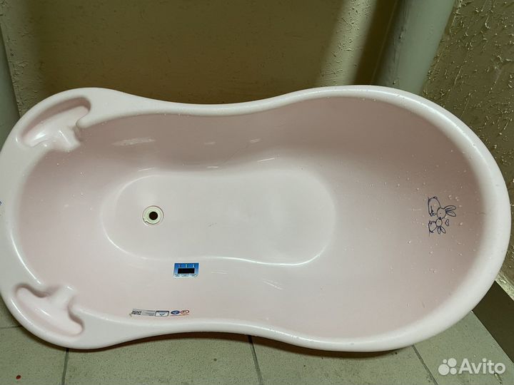 Ванночка для купания, сиденье, горка