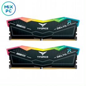 Оперативная память DDR5 32GB (2x16GB) 6600MHz Team Group T-Force Delta RGB Black