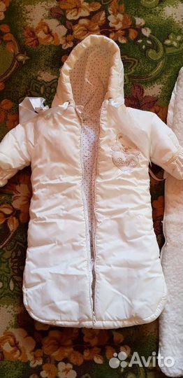 Конверт мех.+комбинезон демисез. для новорождённог