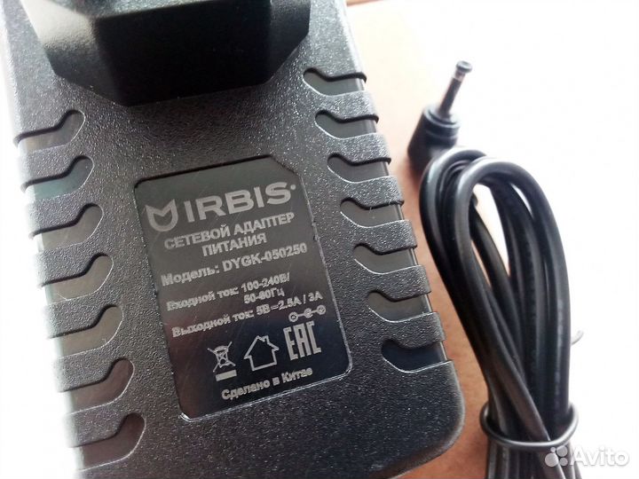 Блок питания для ноутбука Irbis NB105 (5В 2.5А)