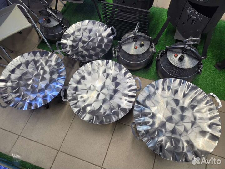 Садж 40см, 45см, 50см. Нержавеющей стали