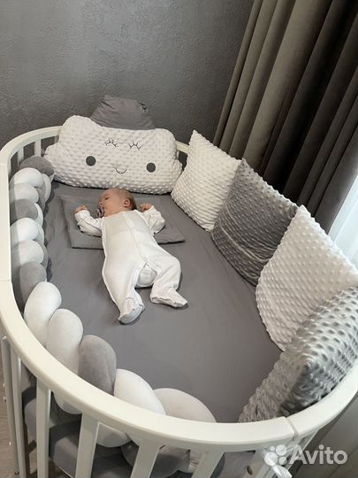 Детская кроватка трансформер 8 в 1