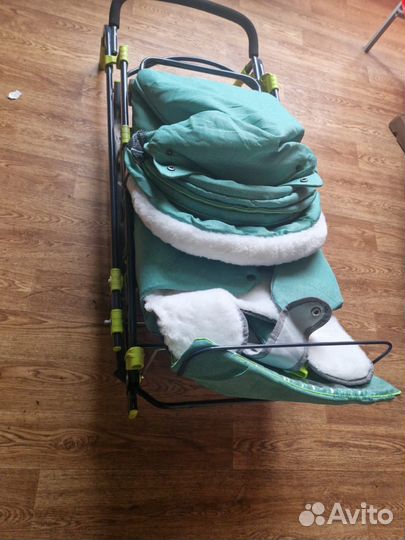 Детские санки коляска ника 7 8
