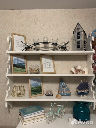 Полка настенная деревянная