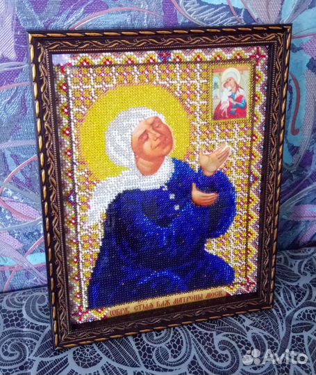 Икона Св Матрона Московская