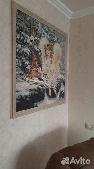 Алмазная живопись, ручная работа