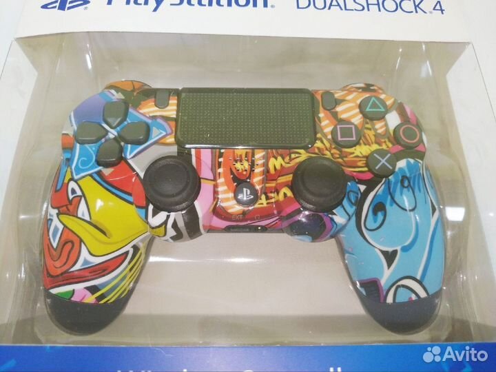 Геймпад джойстик PS4 с принтом