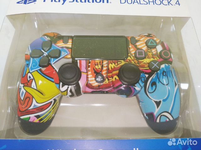 Геймпад джойстик PS4 с принтом