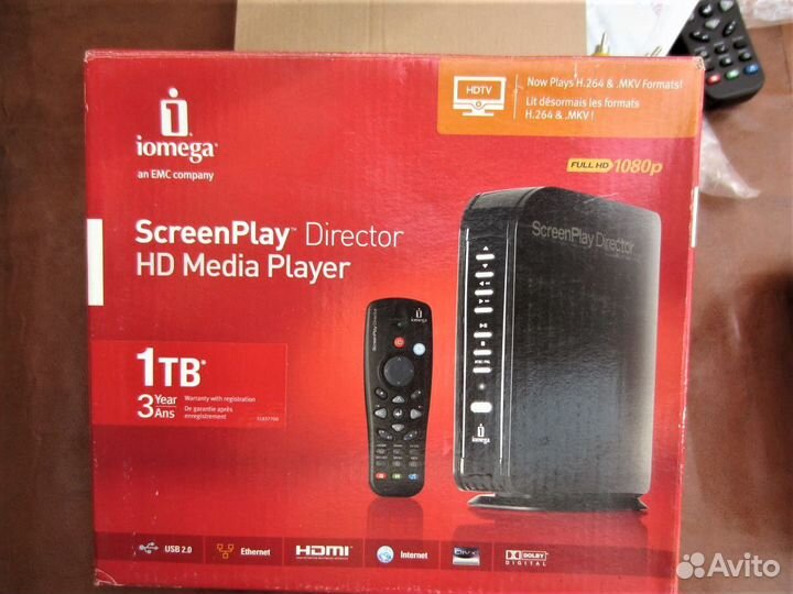 Медиаплеер Iomega ScreenPlay Director 1TB