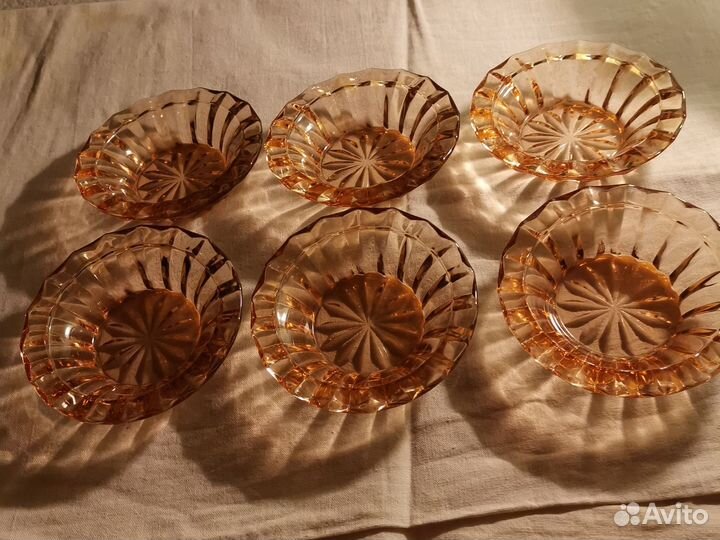 Стеклянные тарталетки для икры СССР