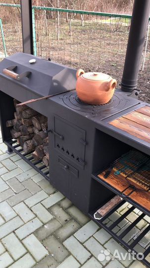 Мангал с крышей от производителя