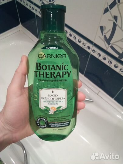 Шампунь Garnier botanic therapy масло чайного