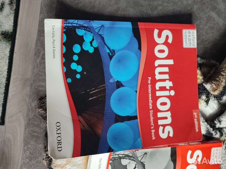 Solutions учебник и тетрадь English