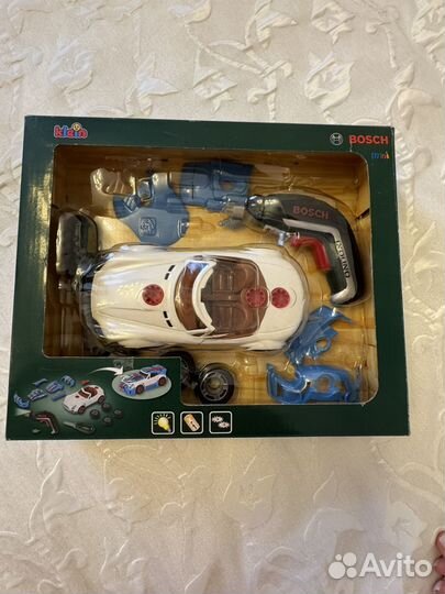 Игровой набор машинка + шурупоаерт Bosch Klein